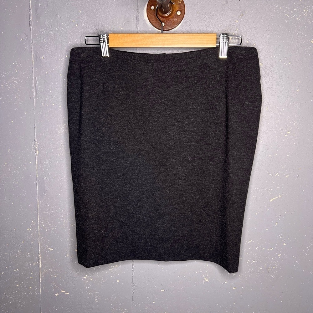 Akris Punto Charcoal Pencil Skirt
